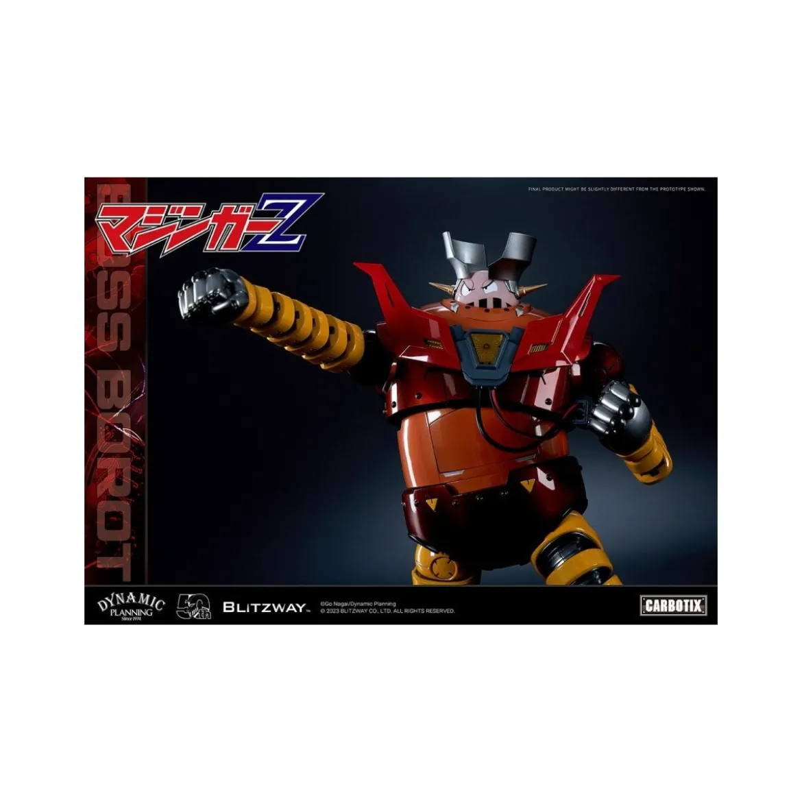5PRO Studio Carbotix - Boss Borot Mazinger Goldorak - Hybrid Carbon Action Figure Series CX-005