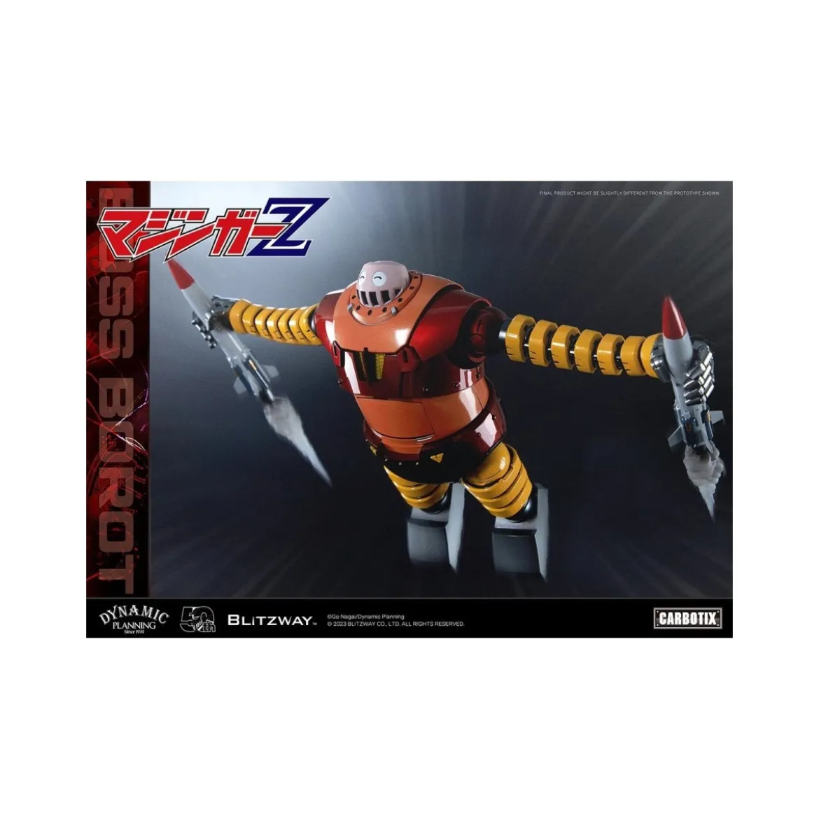 5PRO Studio Carbotix - Boss Borot Mazinger Goldorak - Hybrid Carbon Action Figure Series CX-005