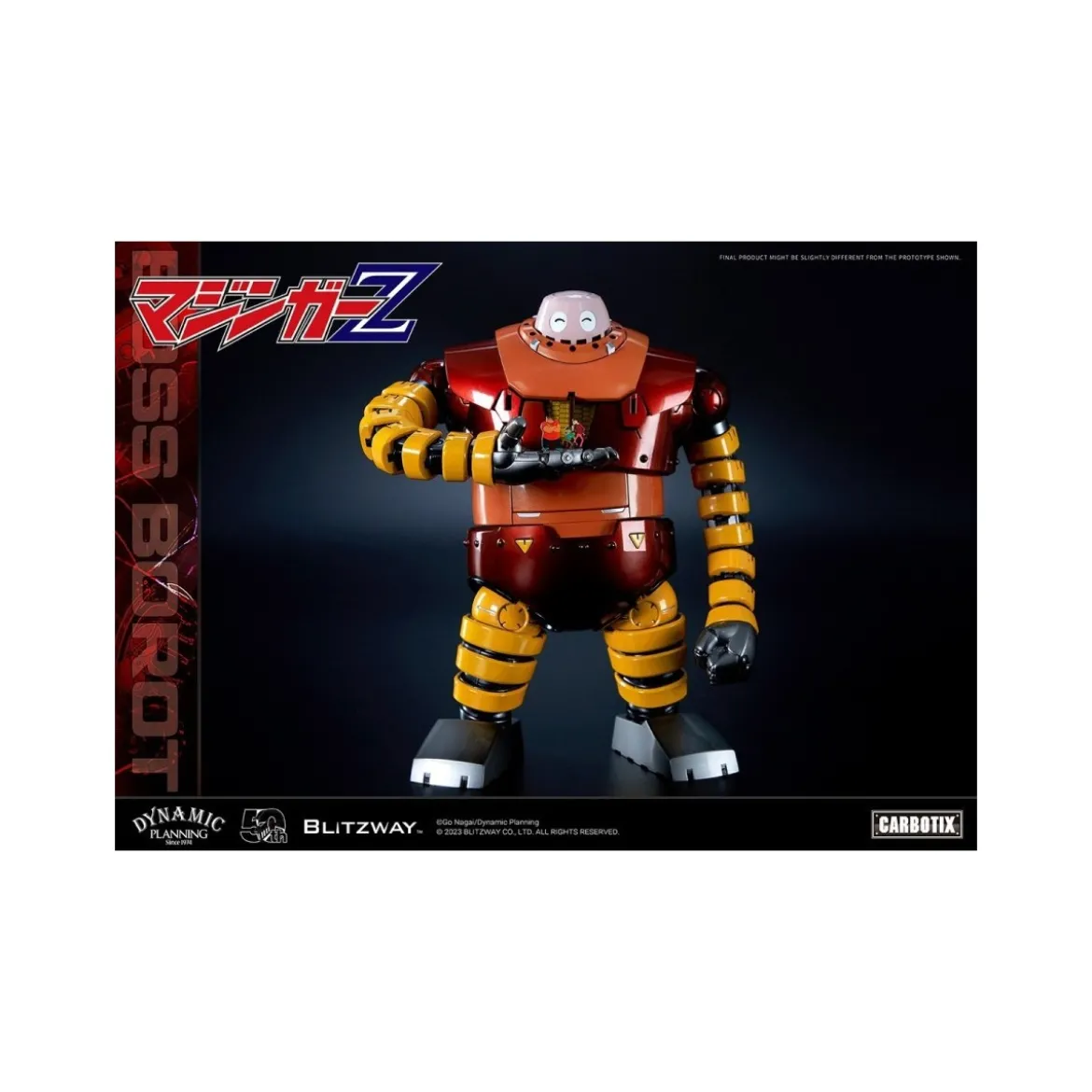 5PRO Studio Carbotix - Boss Borot Mazinger Goldorak - Hybrid Carbon Action Figure Series CX-005