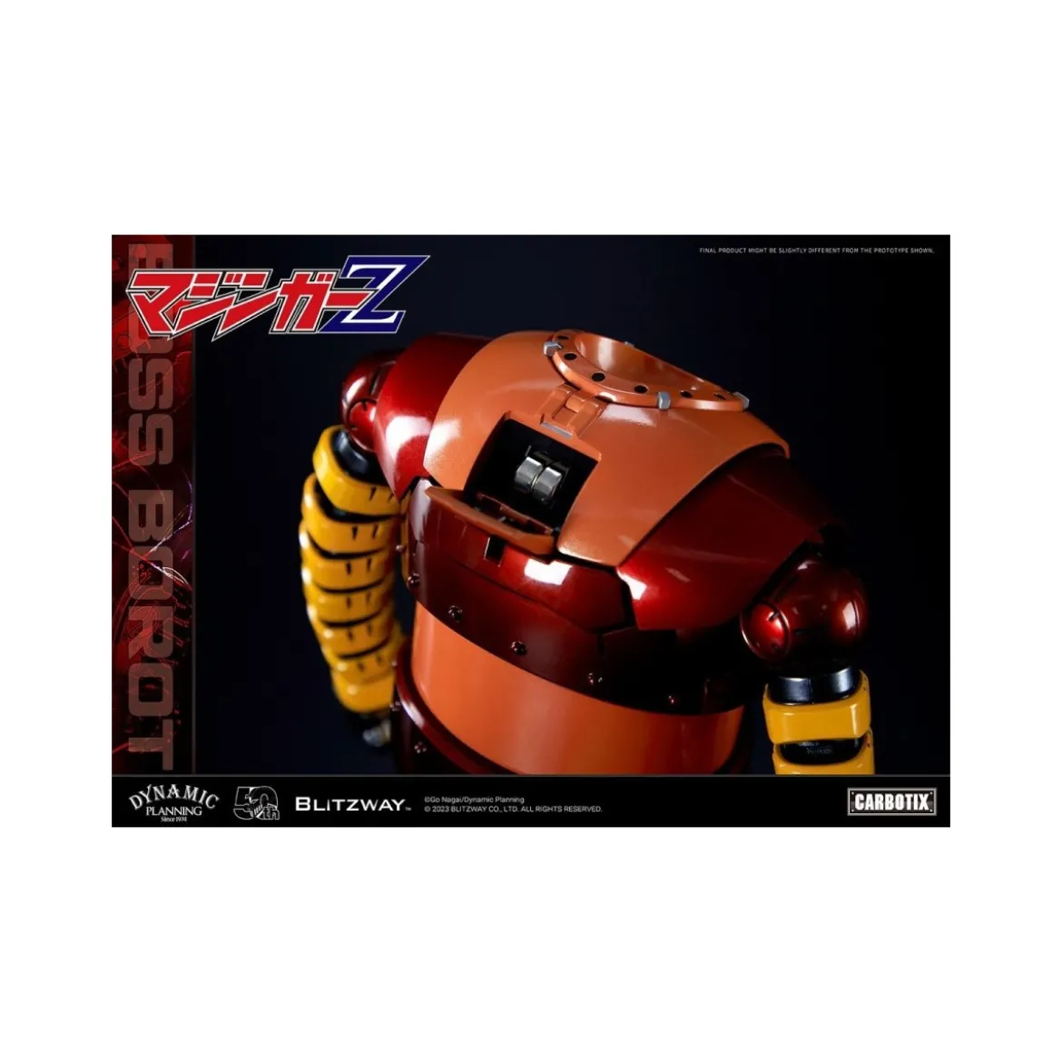 5PRO Studio Carbotix - Boss Borot Mazinger Goldorak - Hybrid Carbon Action Figure Series CX-005
