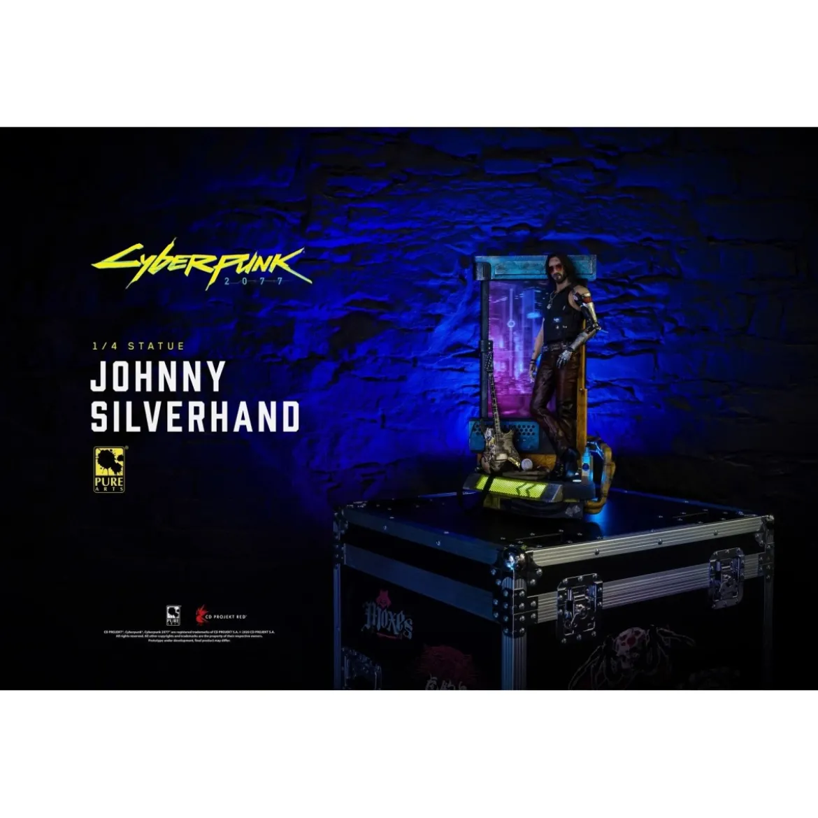 Pure Arts - Johnny Silverhand 1/4 Statue Exclusive - Cyberpunk 2077