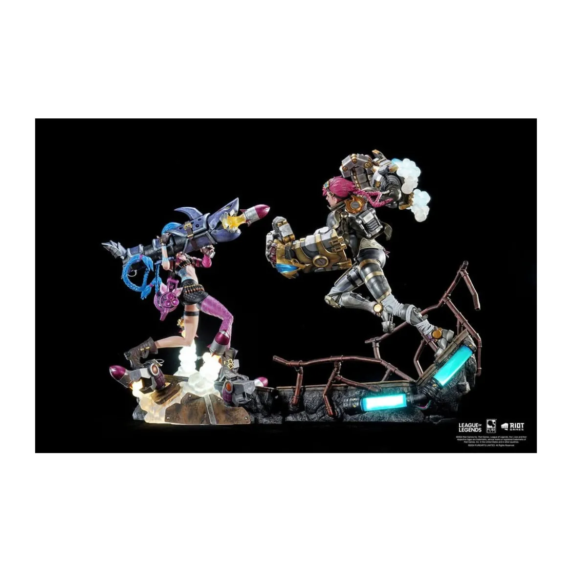Pure Arts - League of Legends JINX & VI 1/6 Scale Statue Bundle