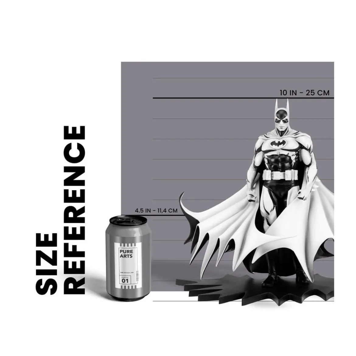 Pure Arts - PX Statuette - Batman Black & White Version 1/8