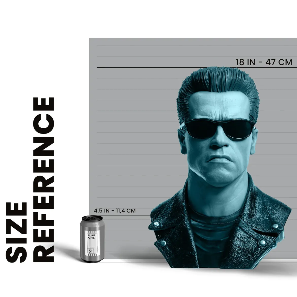 Pure Arts Terminator 2 T-800 Model 101 Art Mask