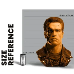 Pure Arts Terminator 2 T-800 Model 101 Battle Damaged Art Mask