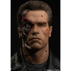 Pure Arts Terminator 2 T-800 Model 101 Battle Damaged Art Mask