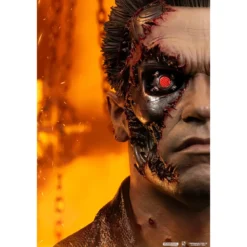 Pure Arts Terminator 2 T-800 Model 101 Battle Damaged Art Mask