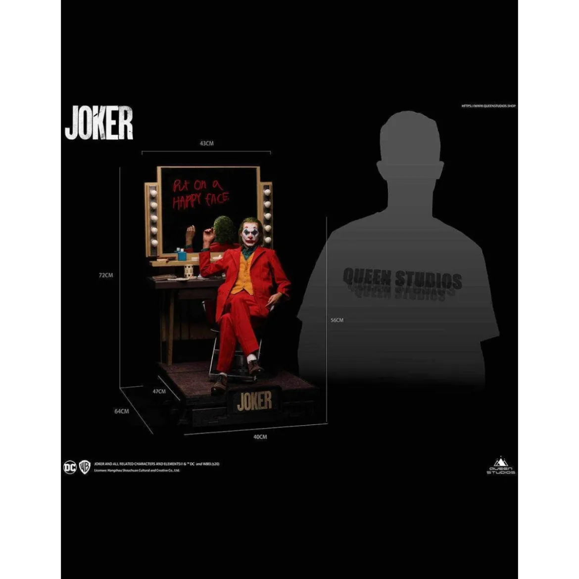 Queen Studios - Joaquin Phoenix Joker 1/3 - Premium edition
