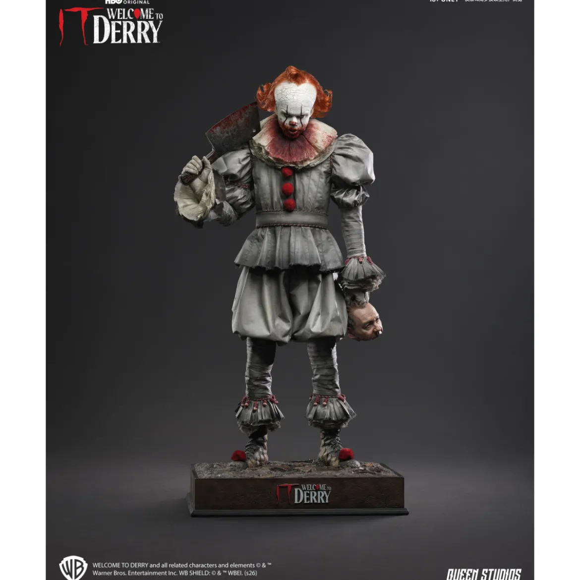 Queen Studios - Pennywise 1/3 statue Welcome to Derry Premium