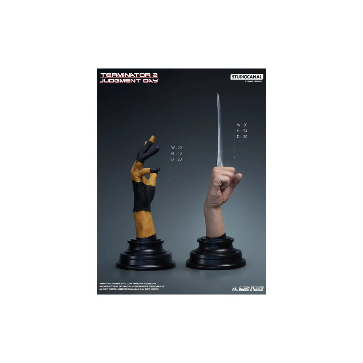 Queen studios - Terminator 2 - T1000 Life Size Bust 2.0