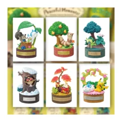 Re-Ment - Pokemon - Peaceful Moments! (Forest Story series) set de 6 figurines en blind box.