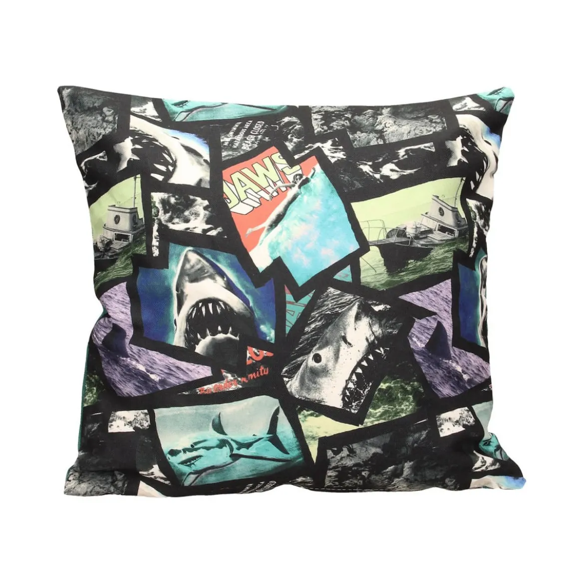 SD Toys - Coussin oreiller JAWS Poster Collage - Les Dents de la Mer