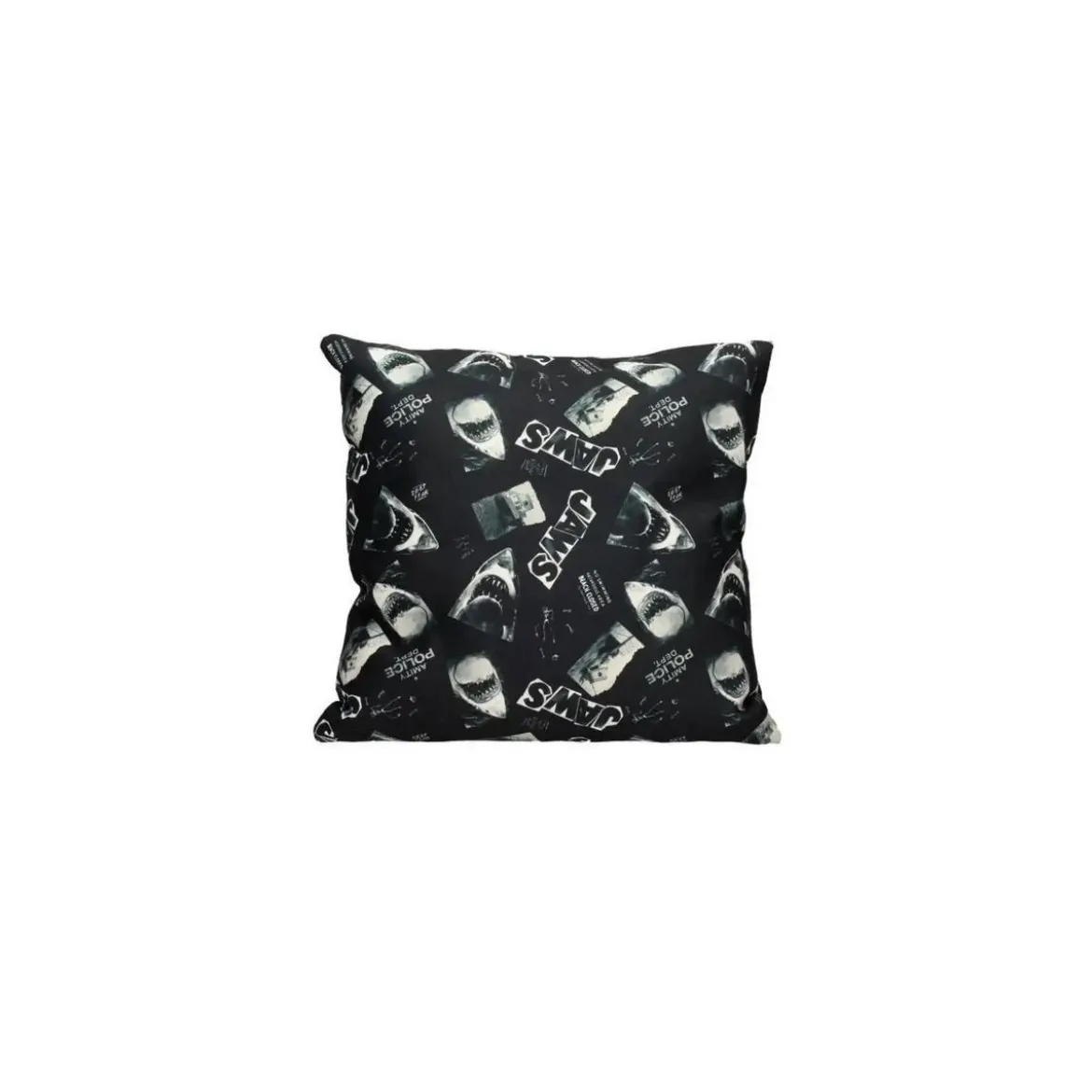 SD Toys - Coussin oreiller JAWS - Les Dents de la Mer movie poster Noir et Blanc