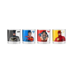 SD TOYS DC Comics - Set de 4 verres à shot Justice League