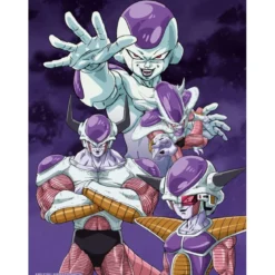 SD Toys - Dragonball poster en verre "Frieza Forms" Freezer