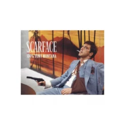 SD Toys - Scarface poster en verre "100% Tony Montana"