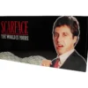 SD Toys - Scarface poster en verre "The World is yours" fond Noir