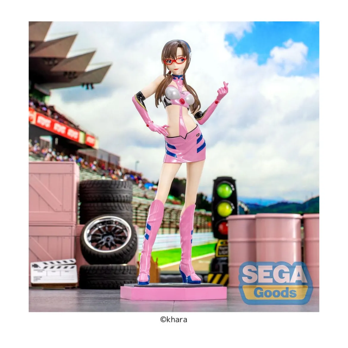 SEGA Goods Luminasta - Mari Makinami Illustrious Pit Walk - EVANGELION RACING
