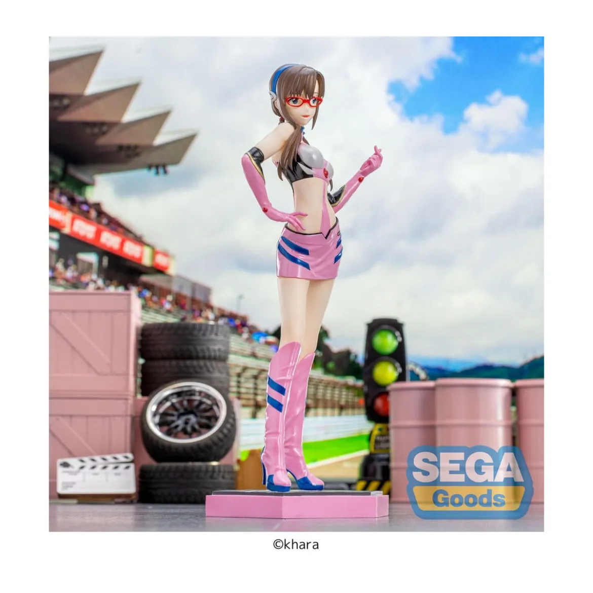 SEGA Goods Luminasta - Mari Makinami Illustrious Pit Walk - EVANGELION RACING