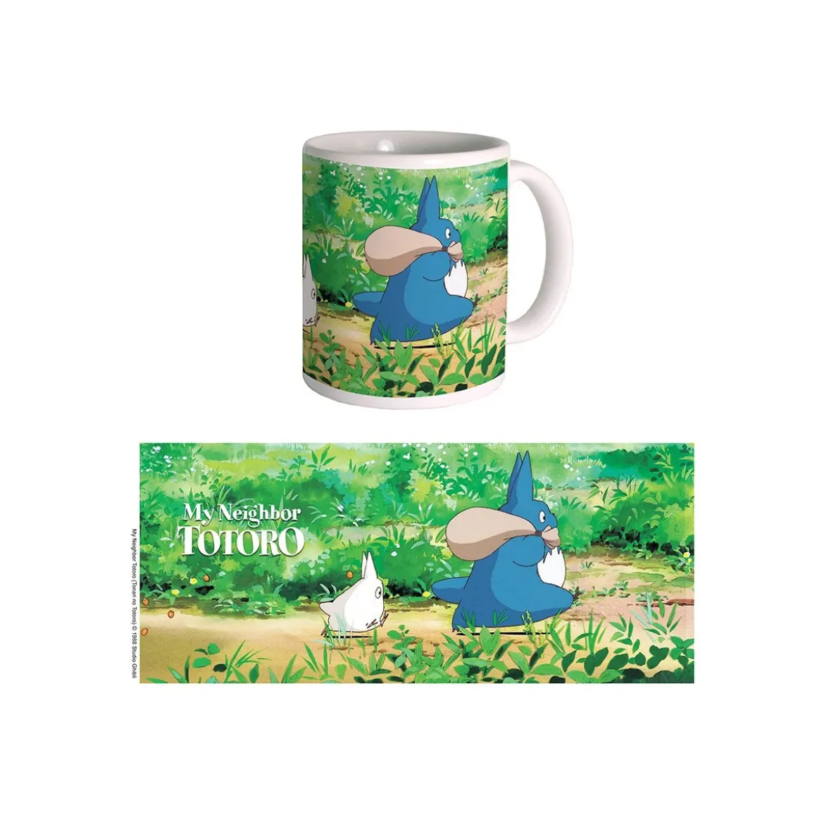 Semic - Mug Ghibli 08 - Totoro Bleu et Blanc - Mon Voisin Totoro
