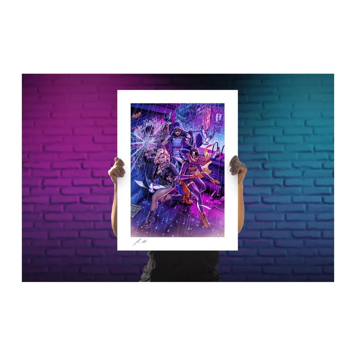 Sideshow DC Comics impression - Art Print Birds of Prey by John Keaveney 46 x 61 cm - non encadrée
