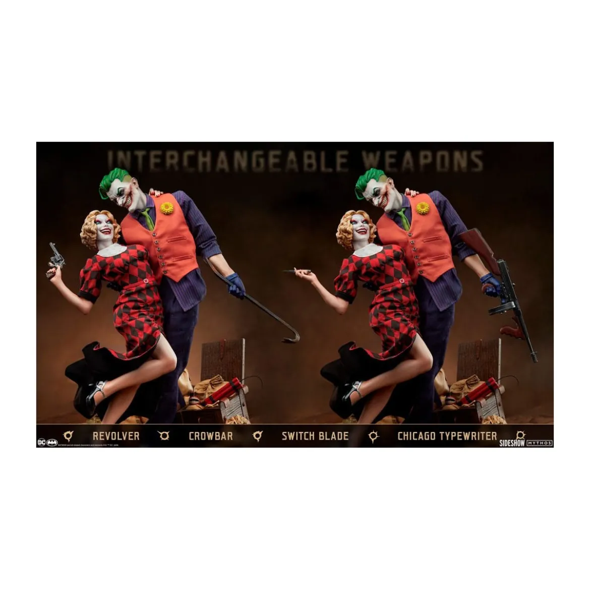 Sideshow DC Comics Mythos - The Joker and Harley Quinn: Lawless Love