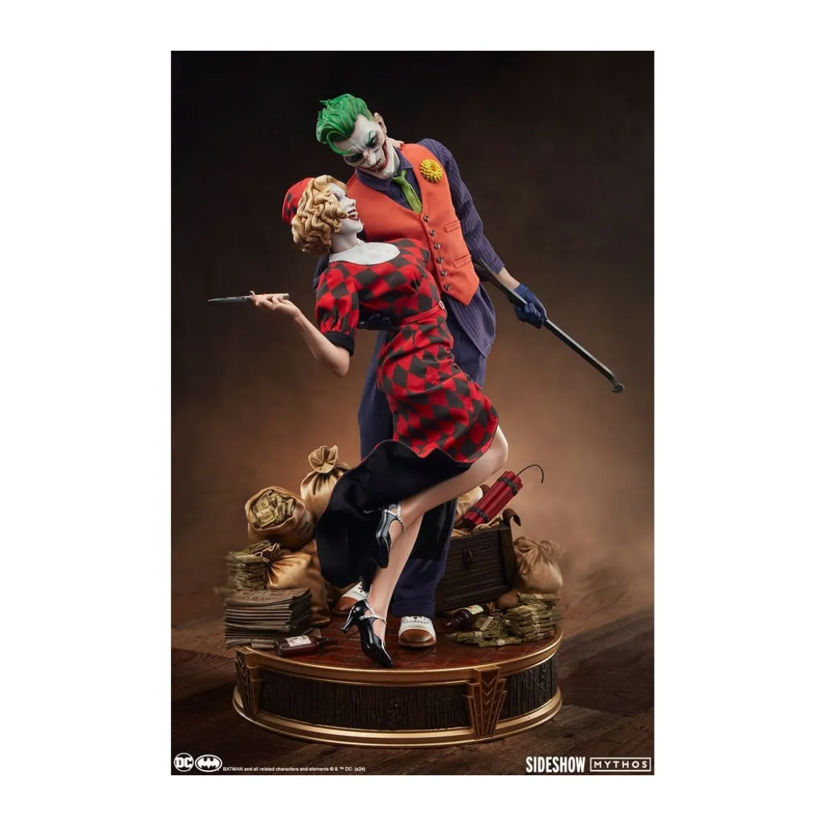 Sideshow DC Comics Mythos - The Joker and Harley Quinn: Lawless Love