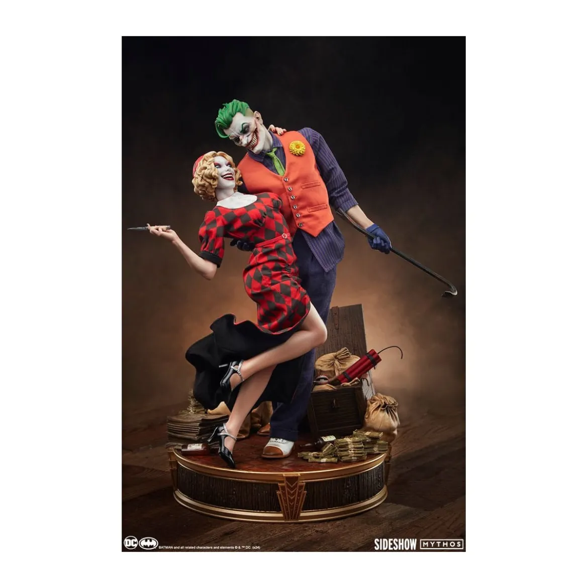 Sideshow DC Comics Mythos - The Joker and Harley Quinn: Lawless Love