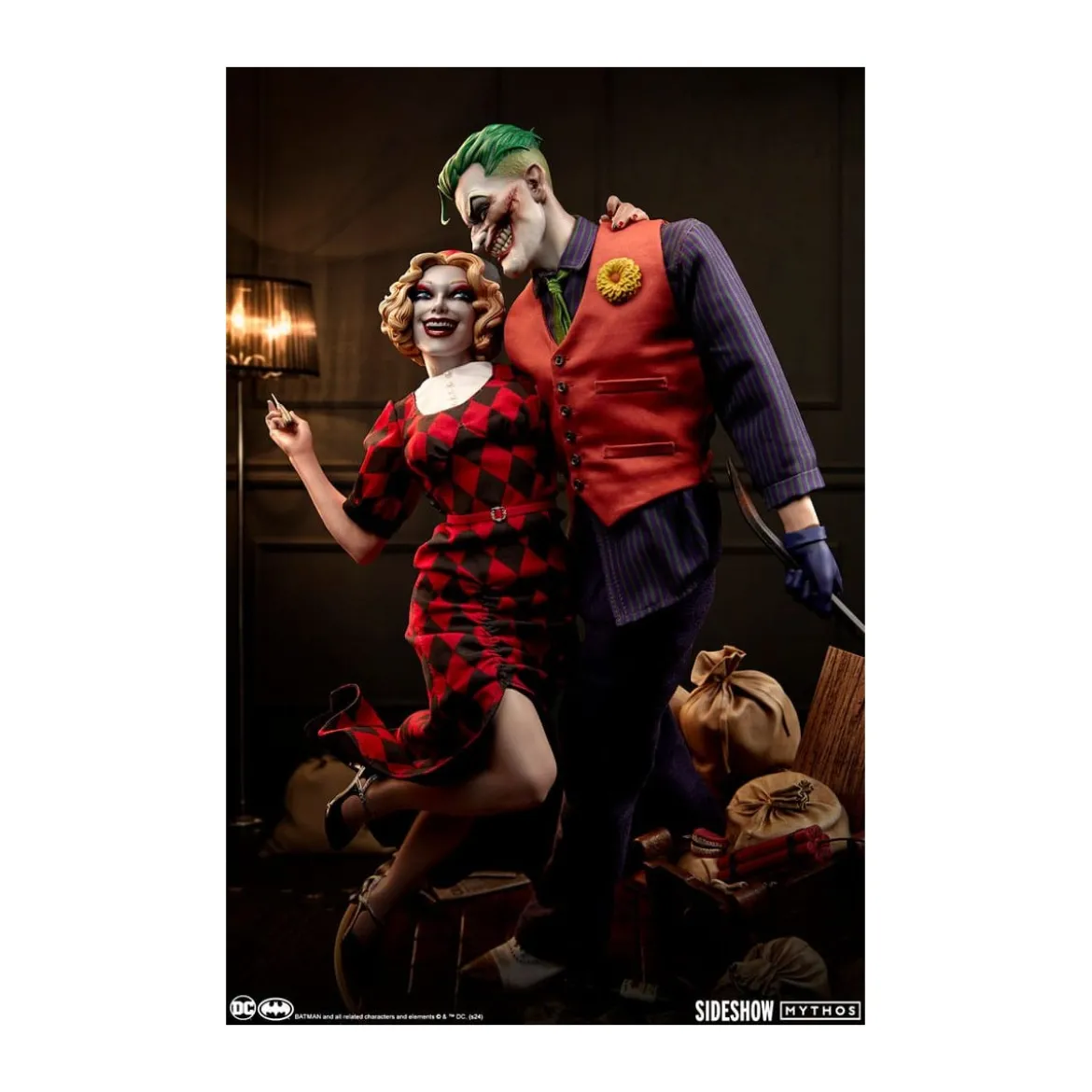 Sideshow DC Comics Mythos - The Joker and Harley Quinn: Lawless Love