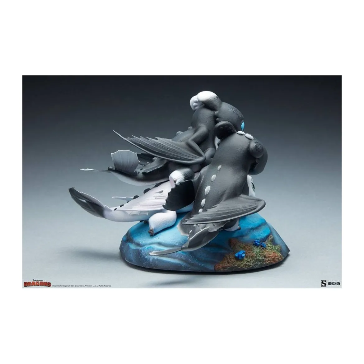 Sideshow Dragons 3 statuette Flèche, Pirouette et Vifagile - Le Monde caché