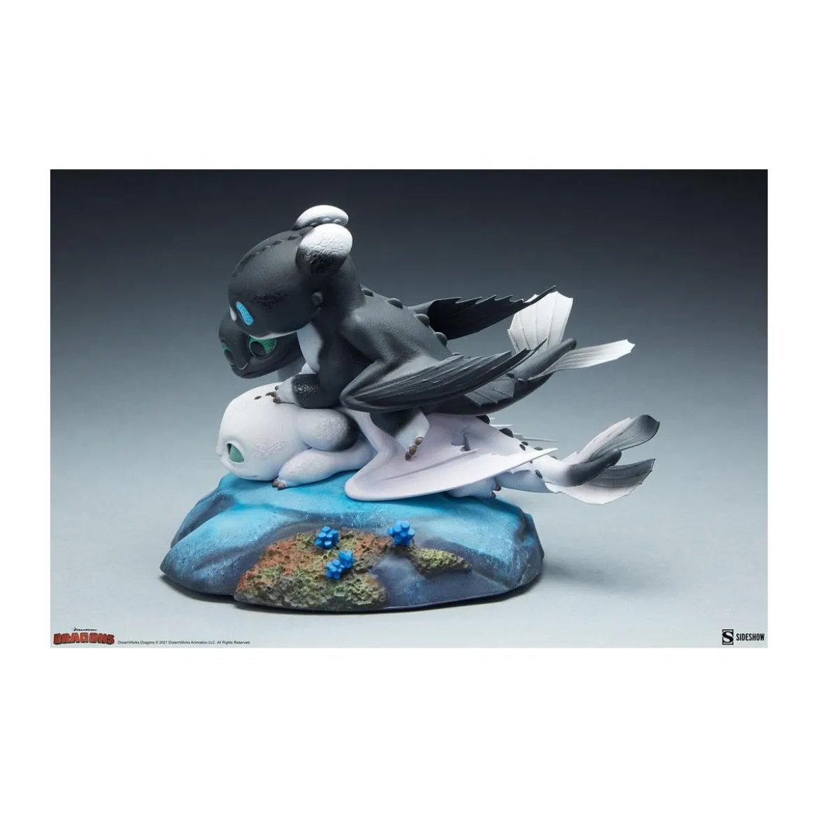 Sideshow Dragons 3 statuette Flèche, Pirouette et Vifagile - Le Monde caché