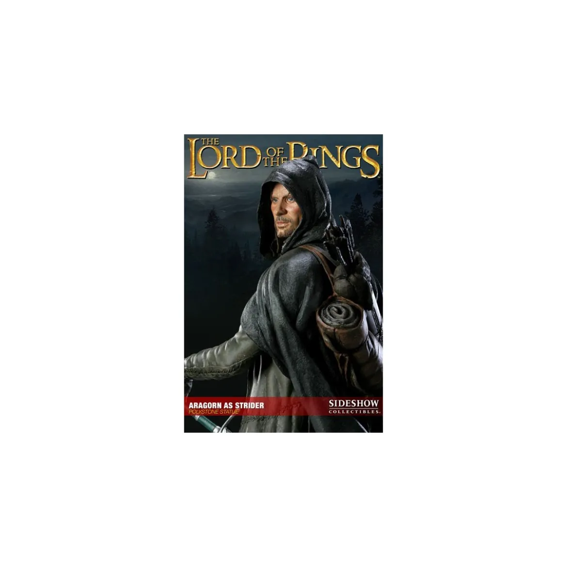 Sideshow Le Seigneur des Anneaux statue Aragorn as Strider 37 cm - Occasion