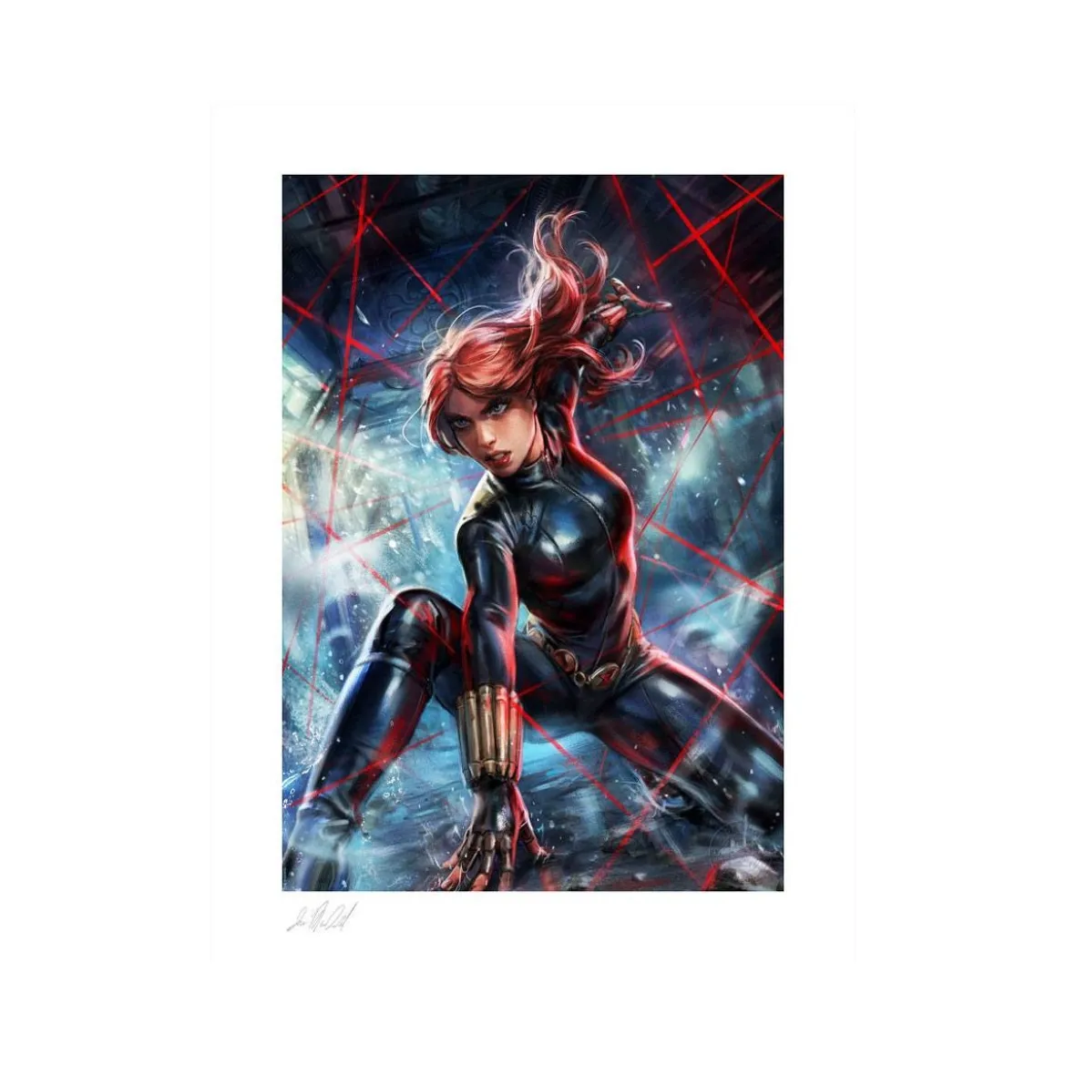 Sideshow Marvel impression - Art Print Black Widow - 46 x 61 cm - non encadrée