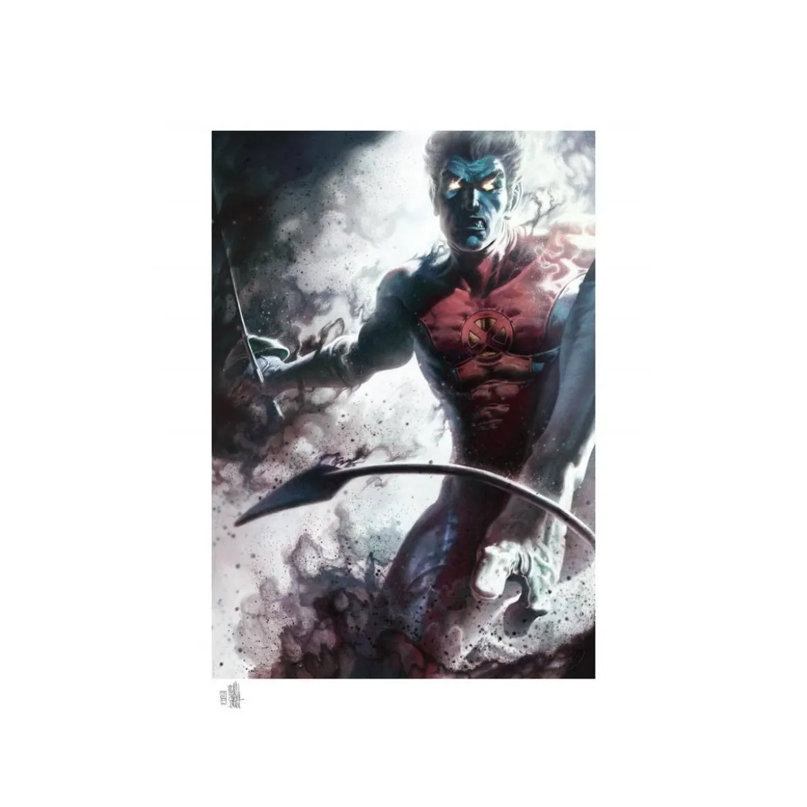 Sideshow Marvel impression X-Men - Art Print Nightcrawler - 46 x 61 cm - non encadrée