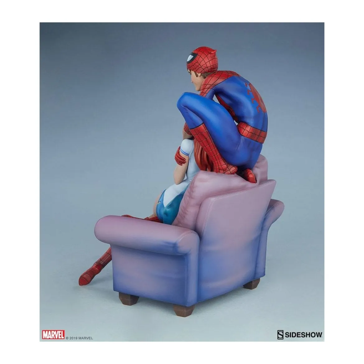 Sideshow - Marvel - Spider-Man & Mary Jane by J. Scott Campbell - 32 cm