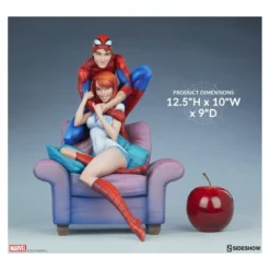 Sideshow - Marvel - Spider-Man & Mary Jane by J. Scott Campbell - 32 cm