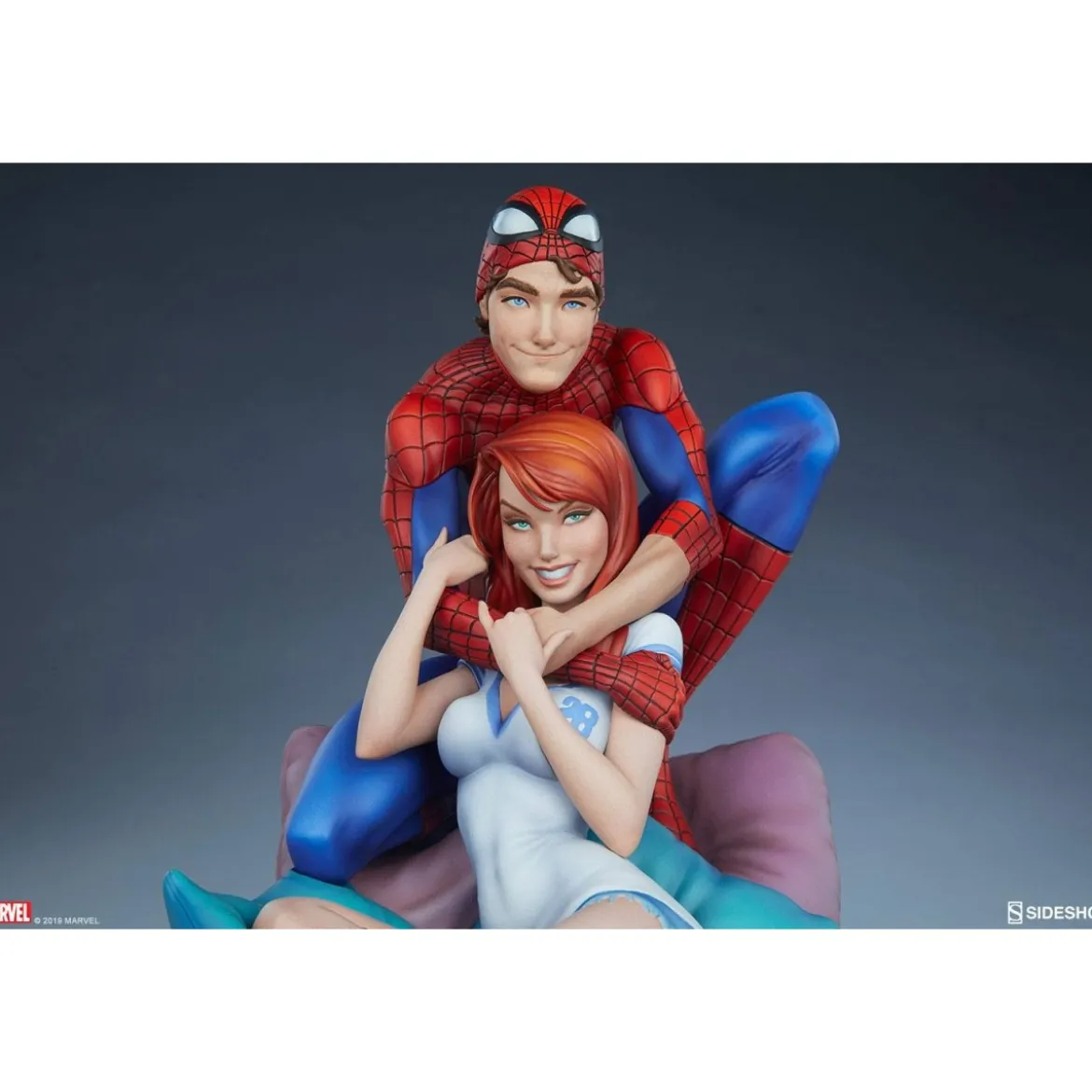 Sideshow - Marvel - Spider-Man & Mary Jane by J. Scott Campbell - 32 cm
