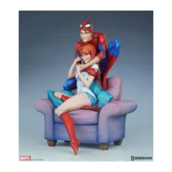 Sideshow - Marvel - Spider-Man & Mary Jane by J. Scott Campbell - 32 cm