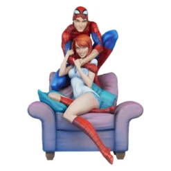 Sideshow - Marvel - Spider-Man & Mary Jane by J. Scott Campbell - 32 cm