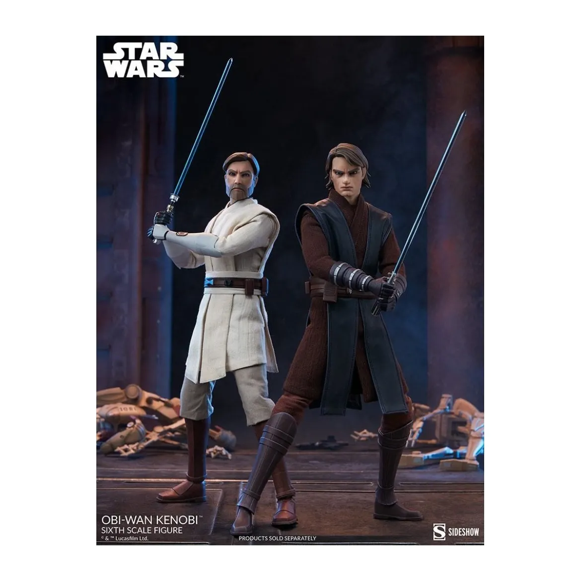 Sideshow Star Wars - Obi-Wan Kenobi - The Clone Wars 1/6