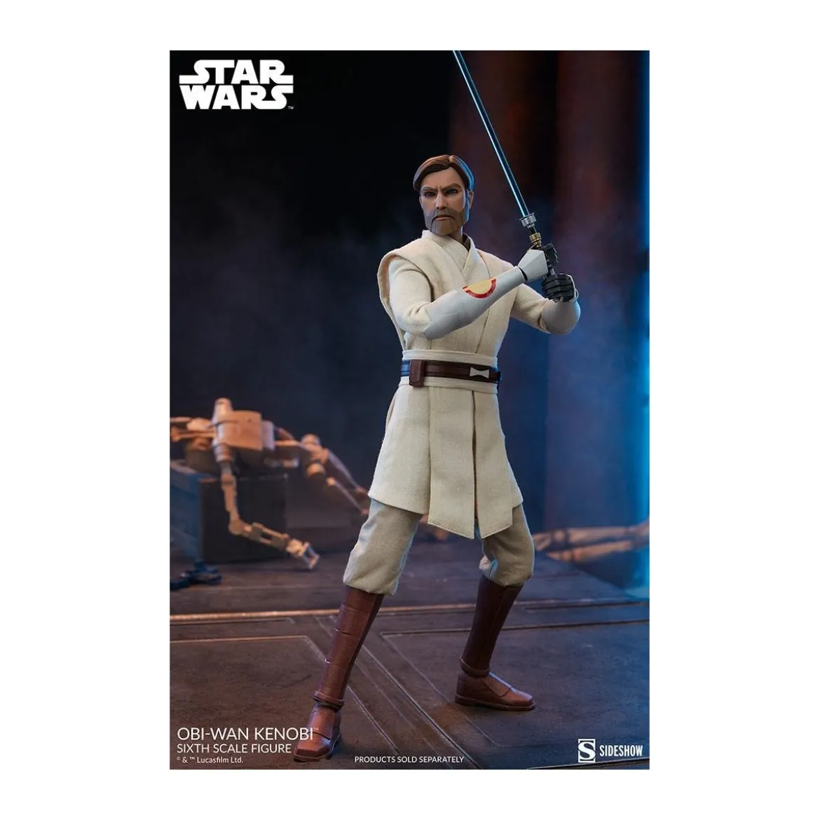 Sideshow Star Wars - Obi-Wan Kenobi - The Clone Wars 1/6