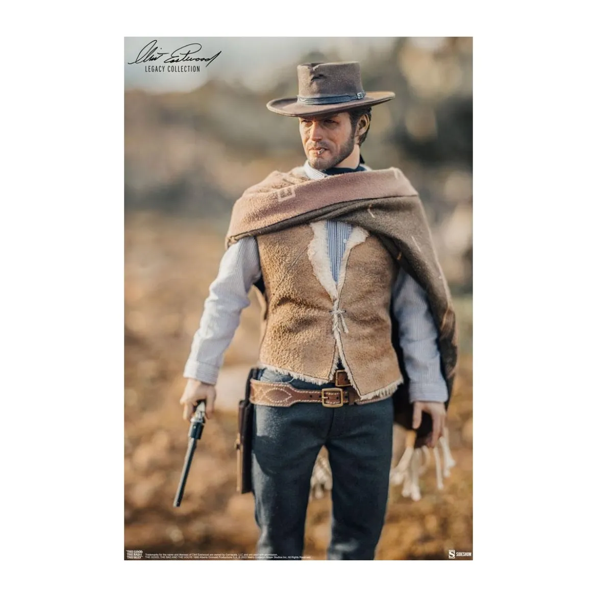 Sideshow - The Man With No Name figurine 1/6 - The Good, the Bad and the Ugly - Le Bon, la Brute et le Truand