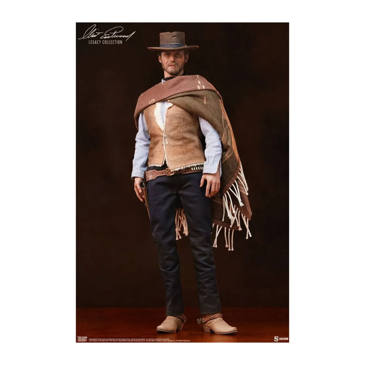 Sideshow - The Man With No Name figurine 1/6 - The Good, the Bad and the Ugly - Le Bon, la Brute et le Truand