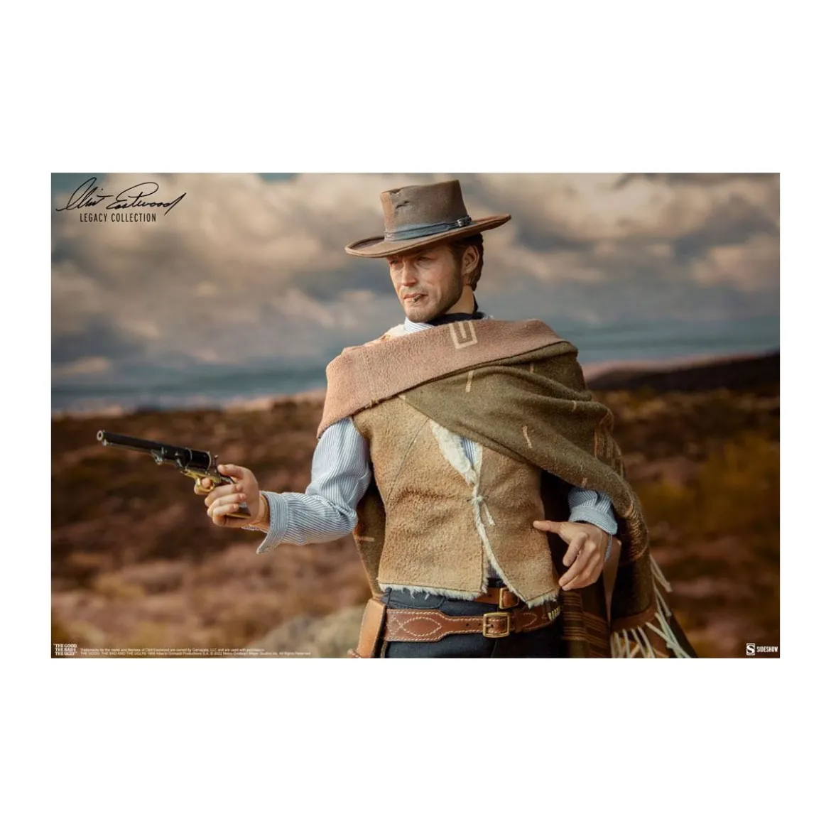 Sideshow - The Man With No Name figurine 1/6 - The Good, the Bad and the Ugly - Le Bon, la Brute et le Truand