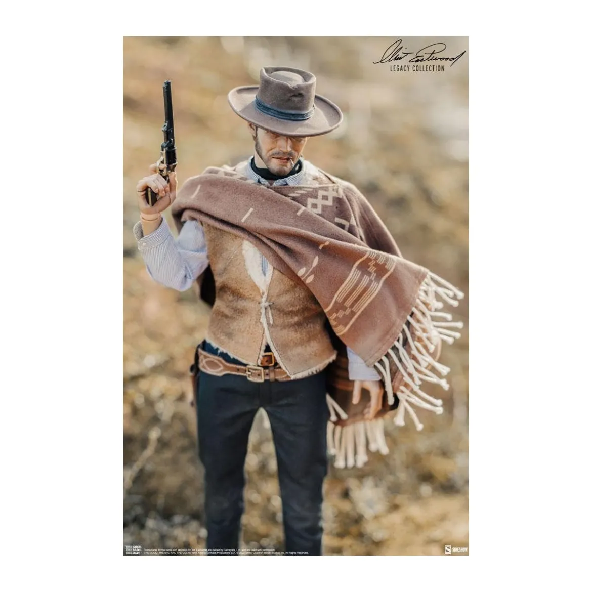 Sideshow - The Man With No Name figurine 1/6 - The Good, the Bad and the Ugly - Le Bon, la Brute et le Truand