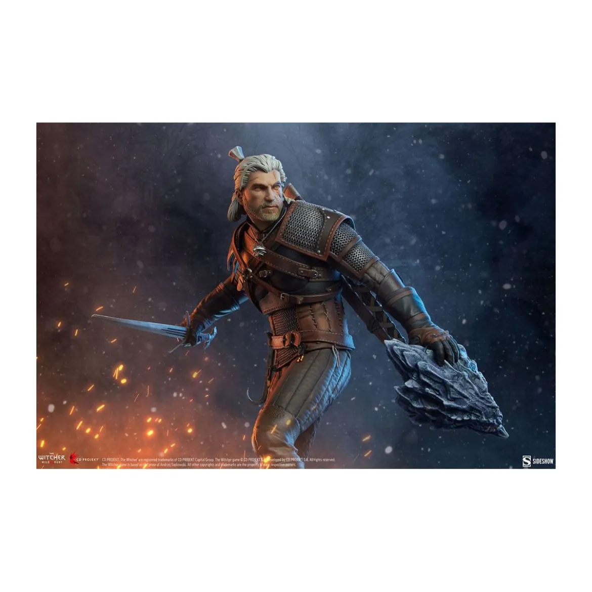 Sideshow The Witcher 3: Wild Hunt - Geralt statue