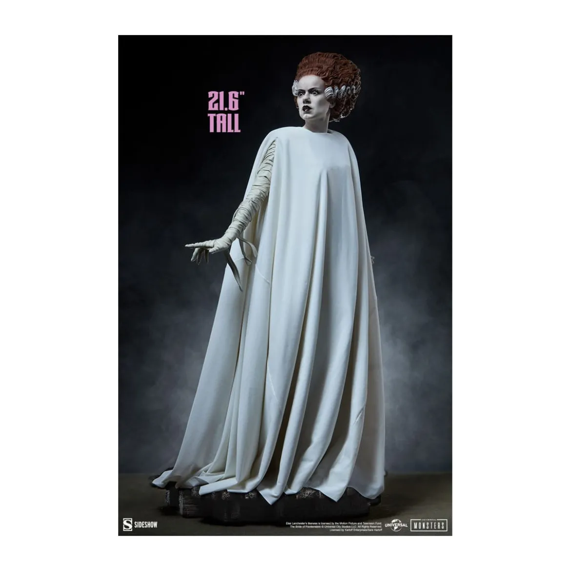 Sideshow Universal Monsters - Premium Format La Fiancée de Frankenstein 1/4 - The Bride of Frankenstein (Fabric Costume)