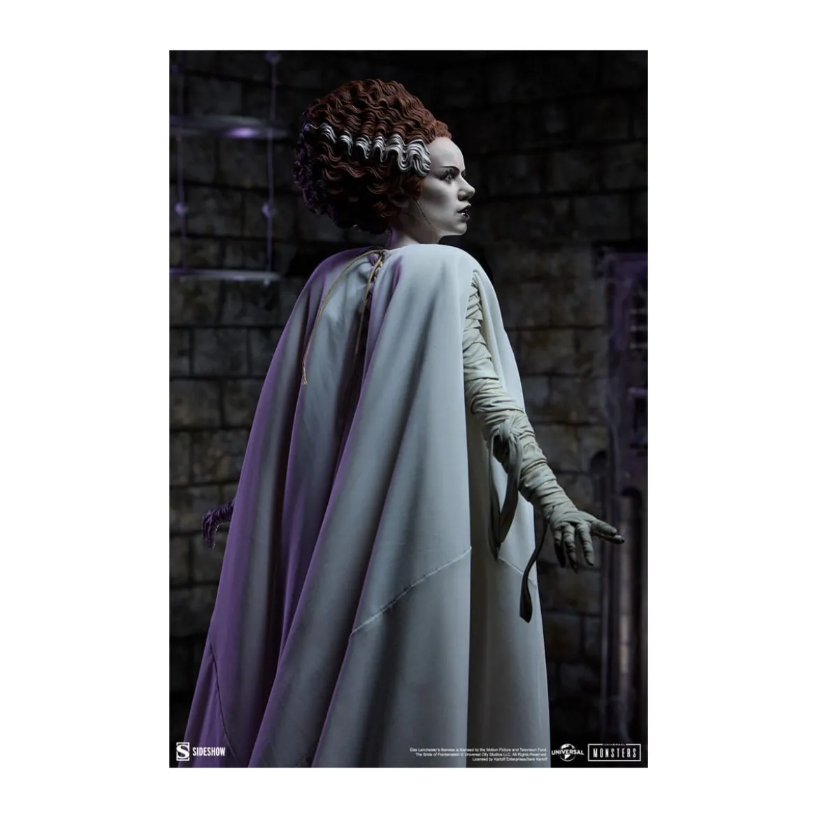 Sideshow Universal Monsters - Premium Format La Fiancée de Frankenstein 1/4 - The Bride of Frankenstein (Fabric Costume)