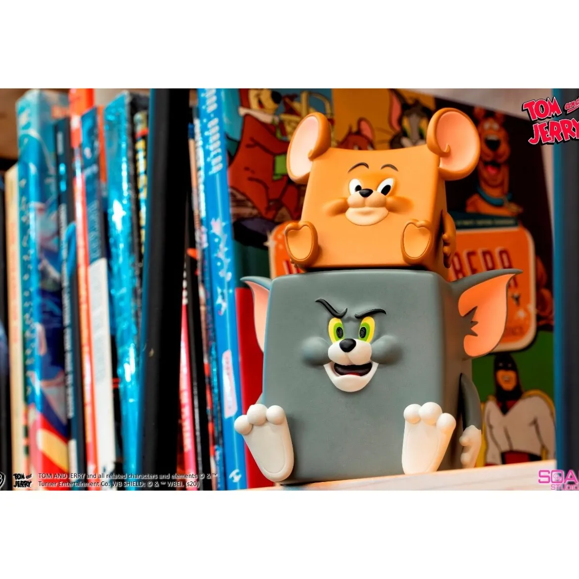 Soap Studios - Tom and Jerry Action Mishap PVC Statue