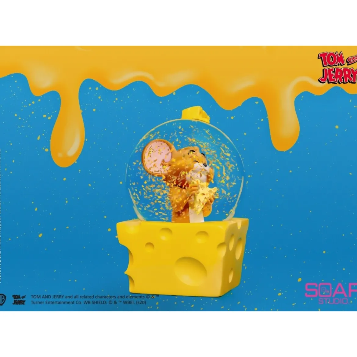 Soap Studios - Tom and Jerry - Jerry Cheese Snow Globe